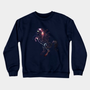 Space horse decoration Crewneck Sweatshirt